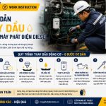 Thay dầu động cơ máy phát điện diesel