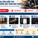 Quy trình kiểm tra hệ thống bôi trơn máy phát điện